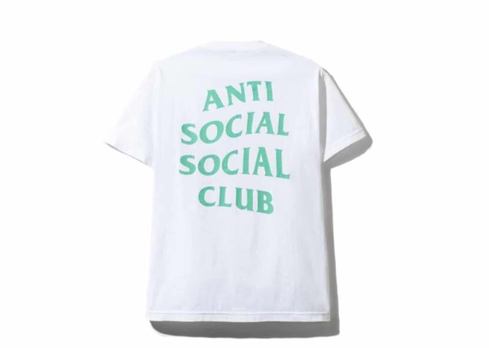 T-Shirt Anti Social Social Club &ndash; 'Passing Fad' Taglia L &ndash; Colore Menta &ndash; ASSC