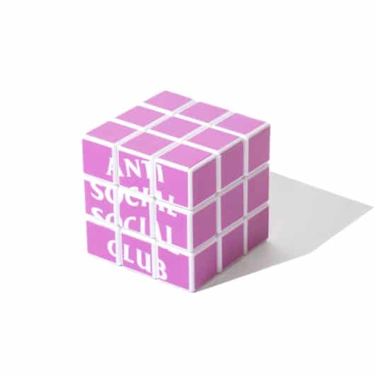 Anti Social Social Club ASSC Rubik's Cube Pink