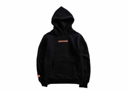 Anti Social Social Club x Undefeated Paranoid Hoodie Black