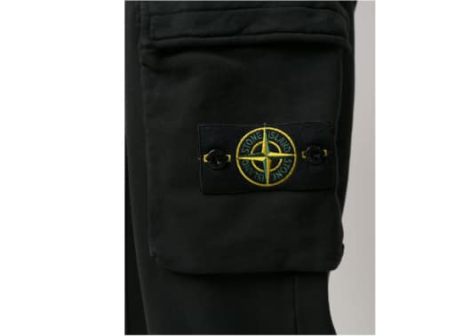 Stone Island Cargo Sweatpants Black - Image 2