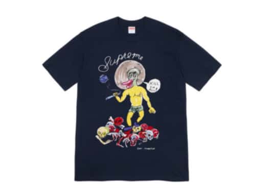 Supreme Daniel Johnston Kill Em All Tee Navy