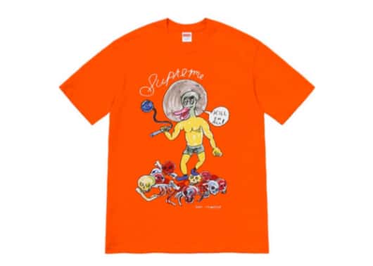 Supreme Daniel Johnston Kill Em All Tee Orange