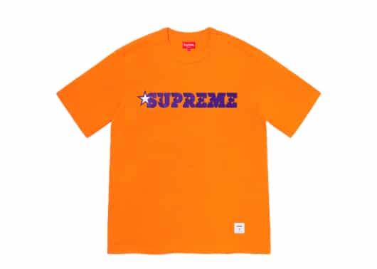 Supreme Star Logo S/S Top Orange