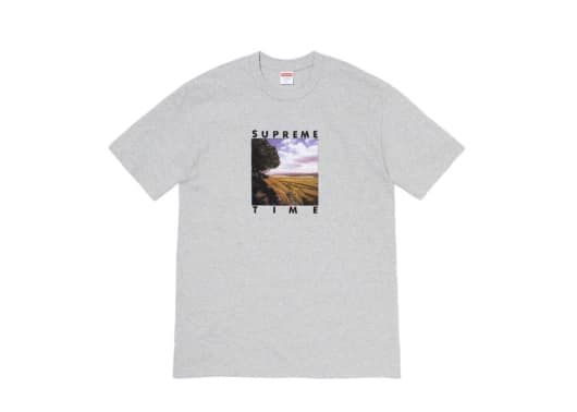 Supreme Supreme Time Tee Heather Grey