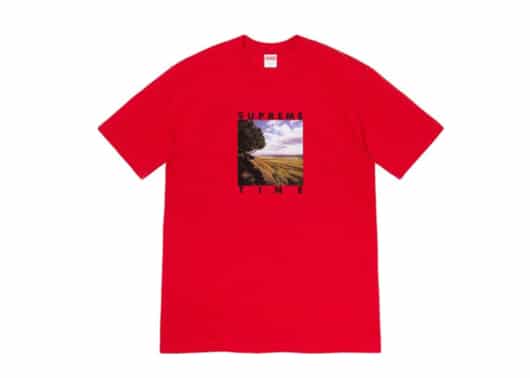 Supreme Time Tee Red