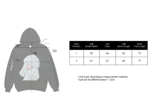 ADLV Baby Face Angry Boy Hoodie Black - Image 3
