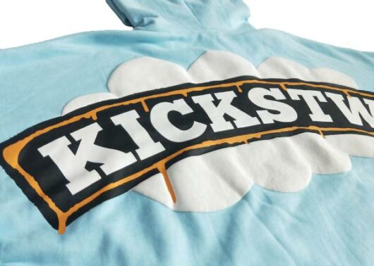 KICKSTW Chunky Dunky Ice-Cream Hoodie Sky Blue - Image 3