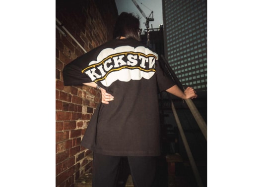 KICKSTW Chunky Dunky Ice-Cream Tee Black