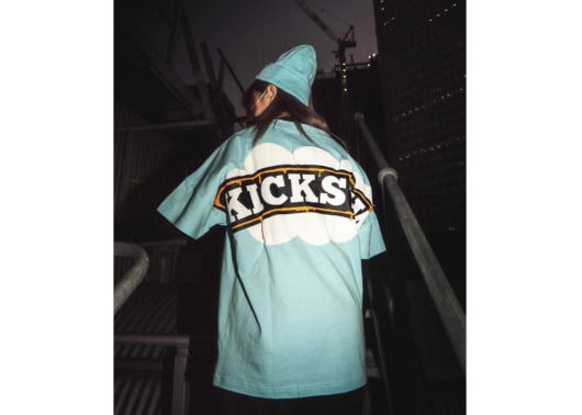 KICKSTW Chunky Dunky Ice-Cream Tee Sky Blue