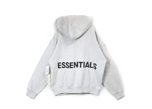 FEAR OF GOD Essentials Graphic Pullver Hoodie Grey