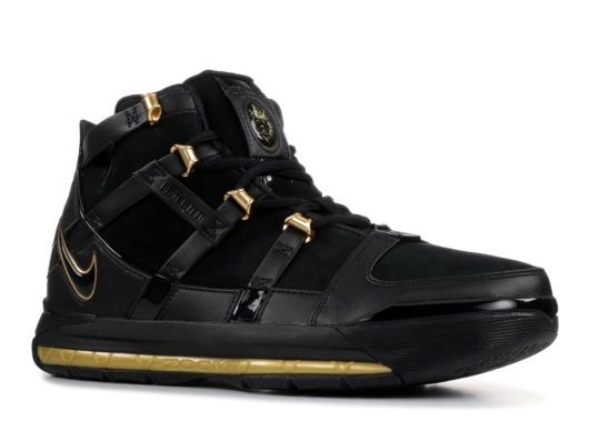Nike LeBron 3 Black Gold (2018) - Image 4