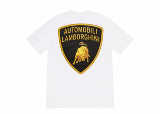 Supreme Automobili Lamborghini Tee White