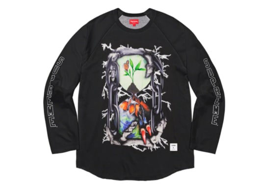 Supreme Hourglass Raglan L/S Top Black