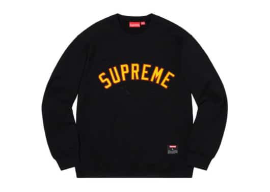 Supreme Kanji Logo Crewneck Black
