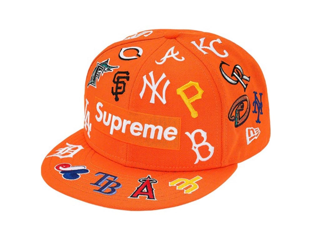 supreme cap orange