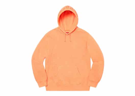 Supreme Overdyed Hoodie (SS20) Bright Peach