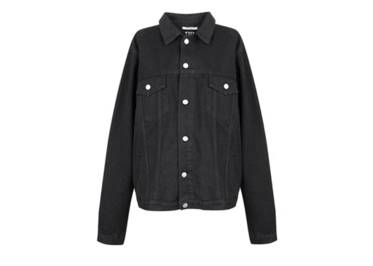 13DE MARZO Rabbit Denim Jacket Antique Black