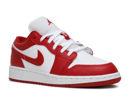 Air Jordan 1 Low Gym Red White (GS) - Image 4