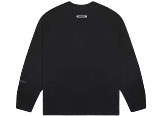 FEAR OF GOD ESSENTIALS 3D Silicon Applique Crewneck Black - Image 2