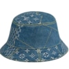 Louis Vuitton x Nigo Damier Geant Wave Monogram Hat Bleu