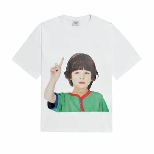 ADLV Baby Face Number 1 Boy Tee White
