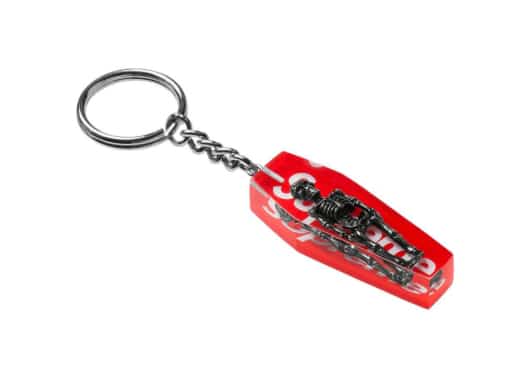 Supreme Skeleton Keychain Red