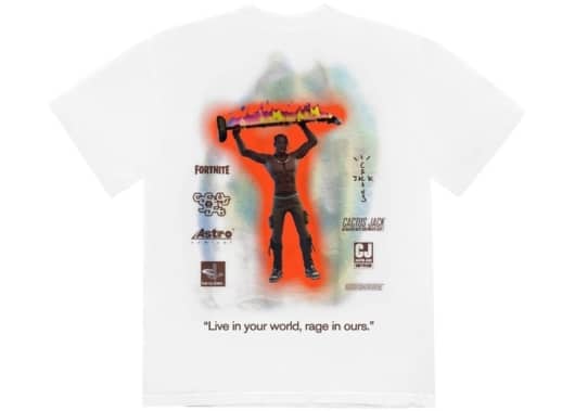Travis Scott The Scotts Rage Emote Tee White - Image 2