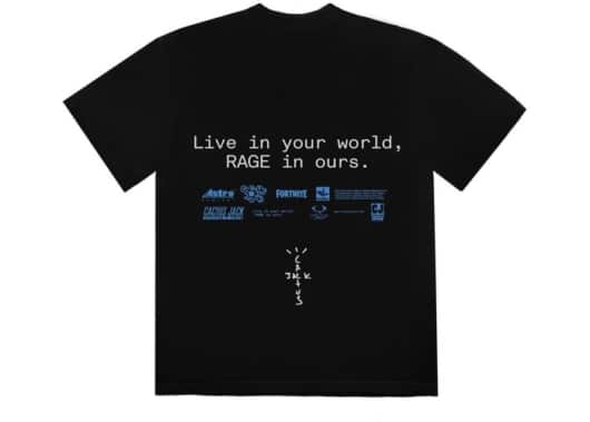 Travis Scott The Scotts World Tee Black - Image 2