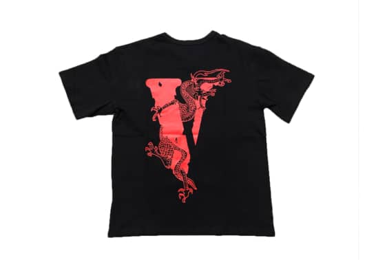 Vlone x Clot OG Logo Dragon Tee Black