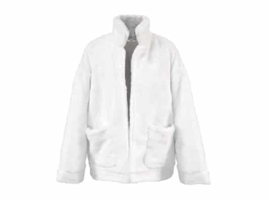 Charlie Luciano Aurora Fur Jacket White - Image 2
