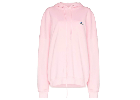 We11done Wapen Logo Hoodie Pink