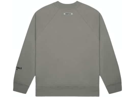 FEAR OF GOD ESSENTIALS 3D Silicon Applique Crewneck Charcoal