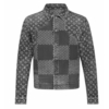 Louis Vuitton x Nigo Giant Damier Waves MNGM Denim Jacket Noir