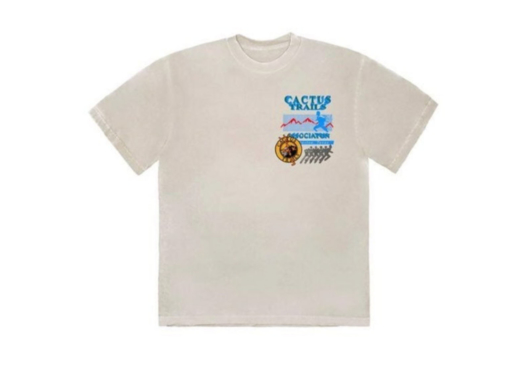 Travis Scott Cactus Trails Assn Tee Cream