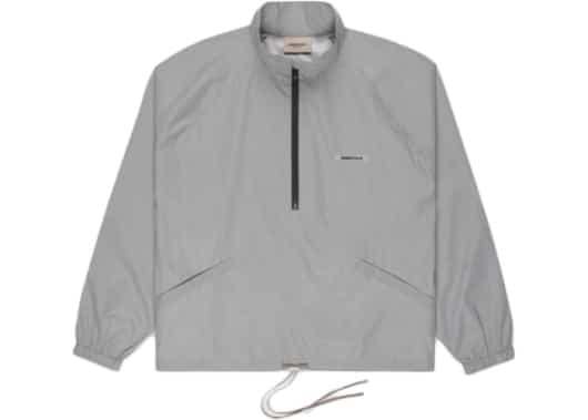 FEAR OF GOD ESSENTIALS Track Jacket Silver Reflective