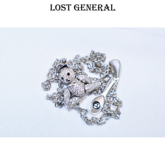 Lost General Teddy Spoon Necklace Silver