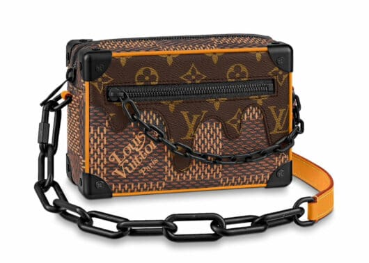 Louis Vuitton x Nigo Soft Trunk Damier Ebene Giant Mini Brown