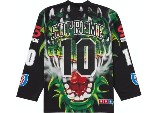 Supreme Dragon Hockey Jersey Black - Image 2