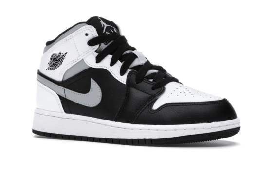 Air Jordan 1 Mid White Shadow (GS) - Image 2