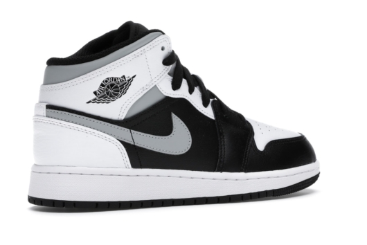 Air Jordan 1 Mid White Shadow (GS) - Image 3