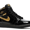 Air Jordan 1 Retro High Black Metallic Gold (2020) - Image 2