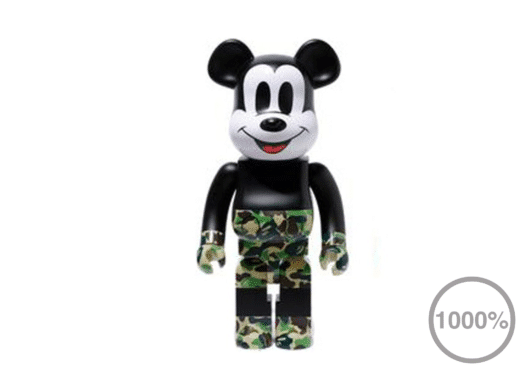 Bearbrick BAPE Mickey Mouse 1000% Multi
