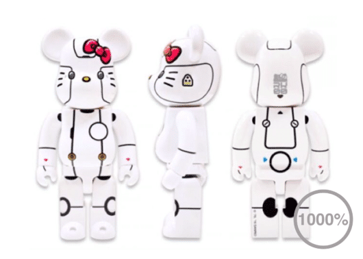 Bearbrick Hello Kitty Robot Kitty White Version 1000%