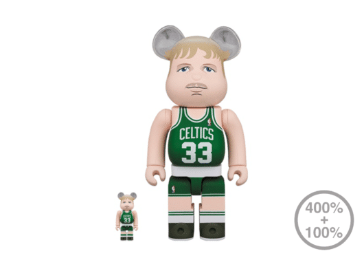 Bearbrick Larry Bird (Boston Celtics) 100% & 400% Set