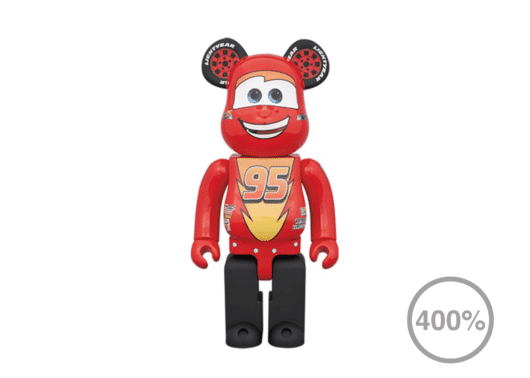 Bearbrick Lighting McQueen 400% Red