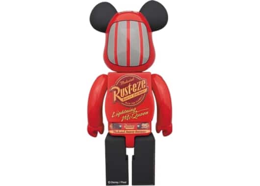 Bearbrick Lighting McQueen 400% Red - Image 2