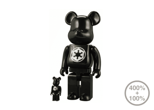 Bearbrick Star Wars Imperial 400% & 100% Set