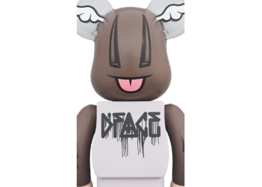 Bearbrick XLARGE x D*Face 1000% Gray Multicolor