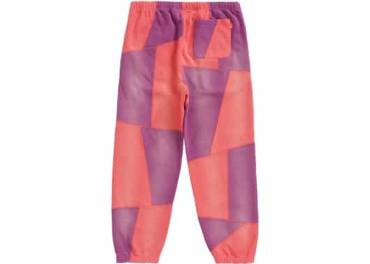 Supreme Patchwork Sweatpant (FW20) Bright Coral - Image 2