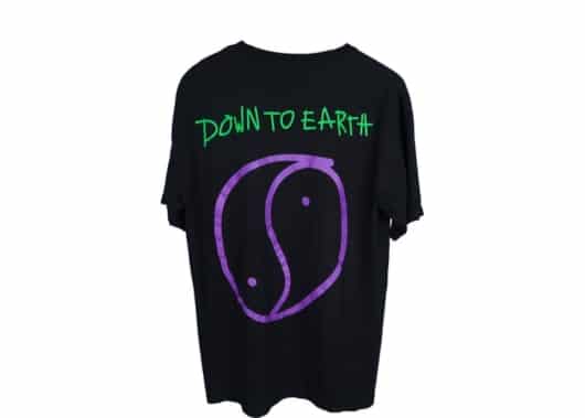Travis Scott Astroworld Lollapalooza Smiley World Tee Black - Image 2